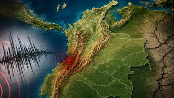 Temblor en colombia deja a familias incompletas